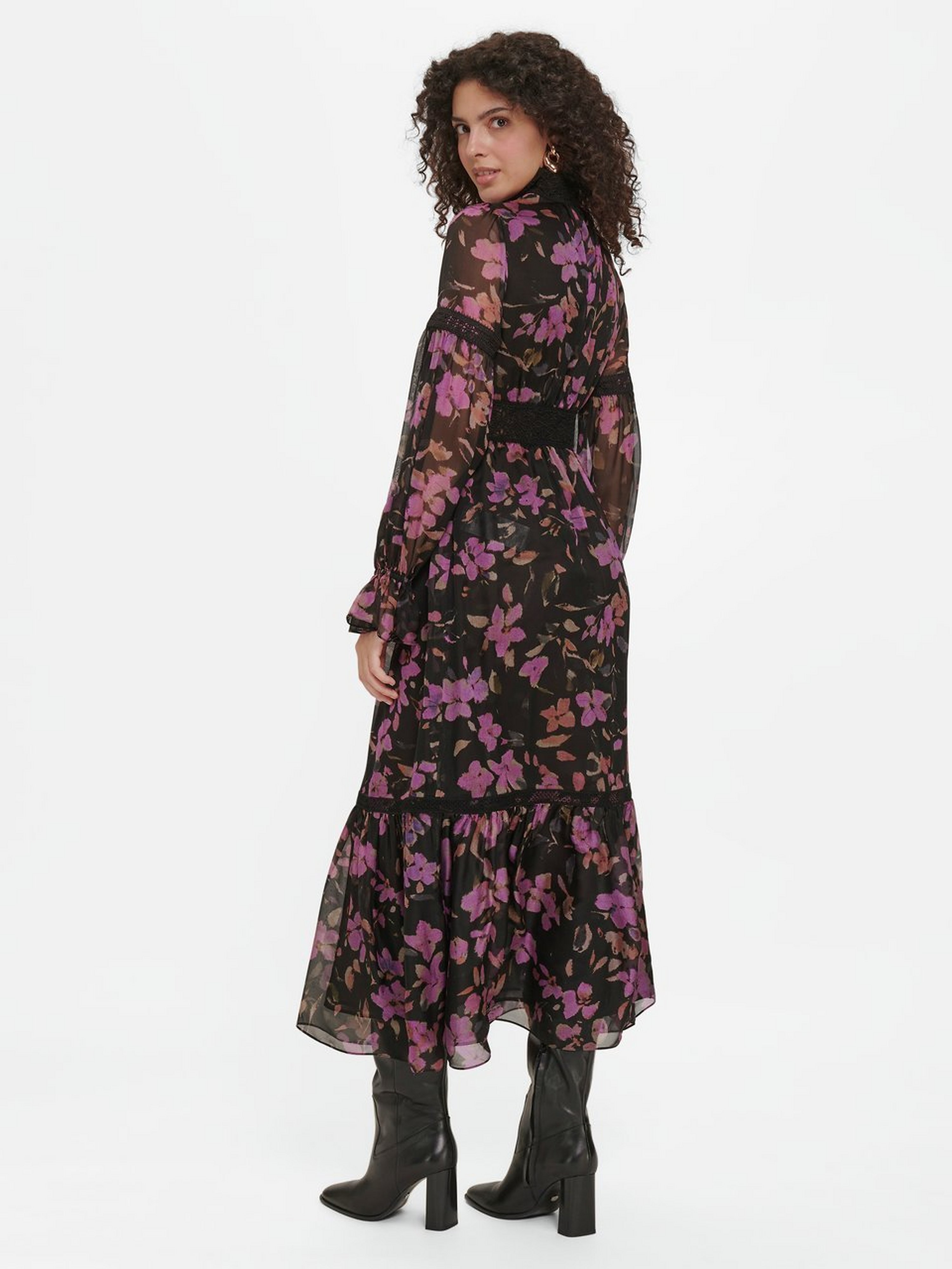 Seiden-Maxikleid