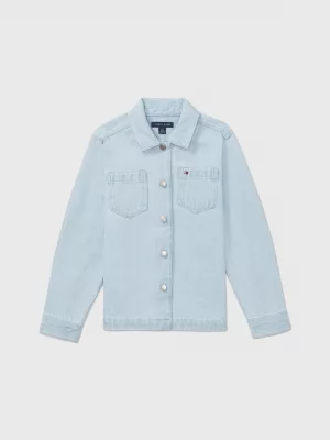 Sobretudo de jeans adaptável