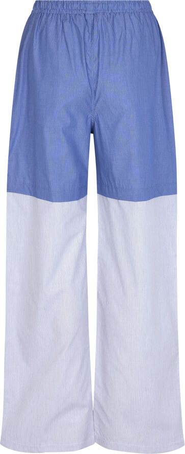Oval Square Fame Pants Blue pinstripe