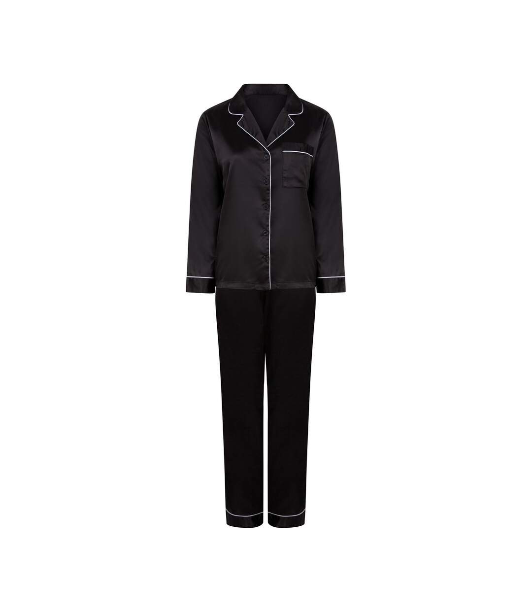 Towel City - Ensemble de pyjama long - Femme (Noir) - UTRW7504