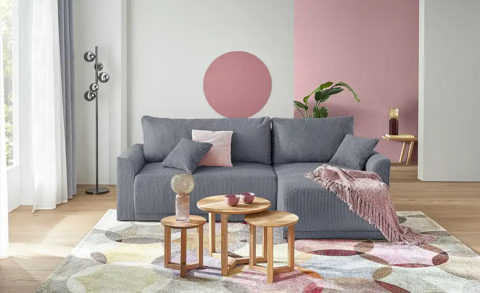 Ecksofa Malyn Anthrazit rechts
