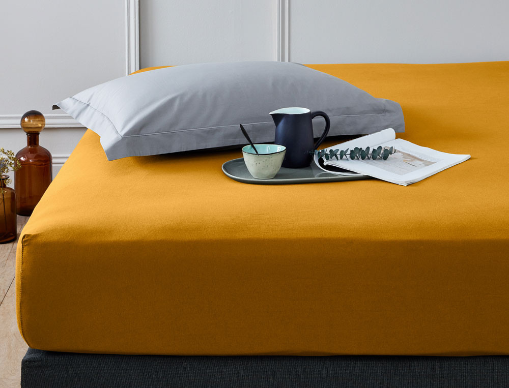 Pack 2 draps-housses-Jersey extensible