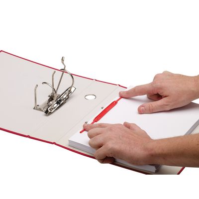 Bankers Box - 100 clips pour archives - rouge - Fellowes