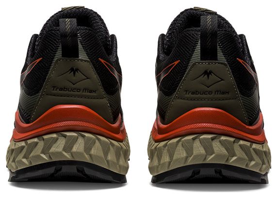 Chaussures Trail Running Asics Trabuco Max Noir Khaki Orange