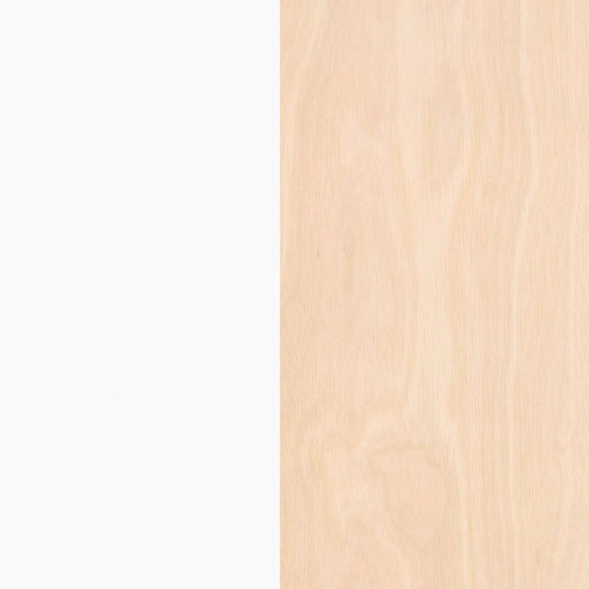 Nexera Bureau de Travail Tangent - Blanc  Naturel