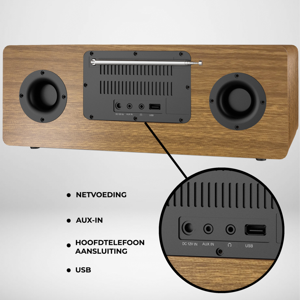 Denver MIR270 DAB Internet FM radio - Darkwood