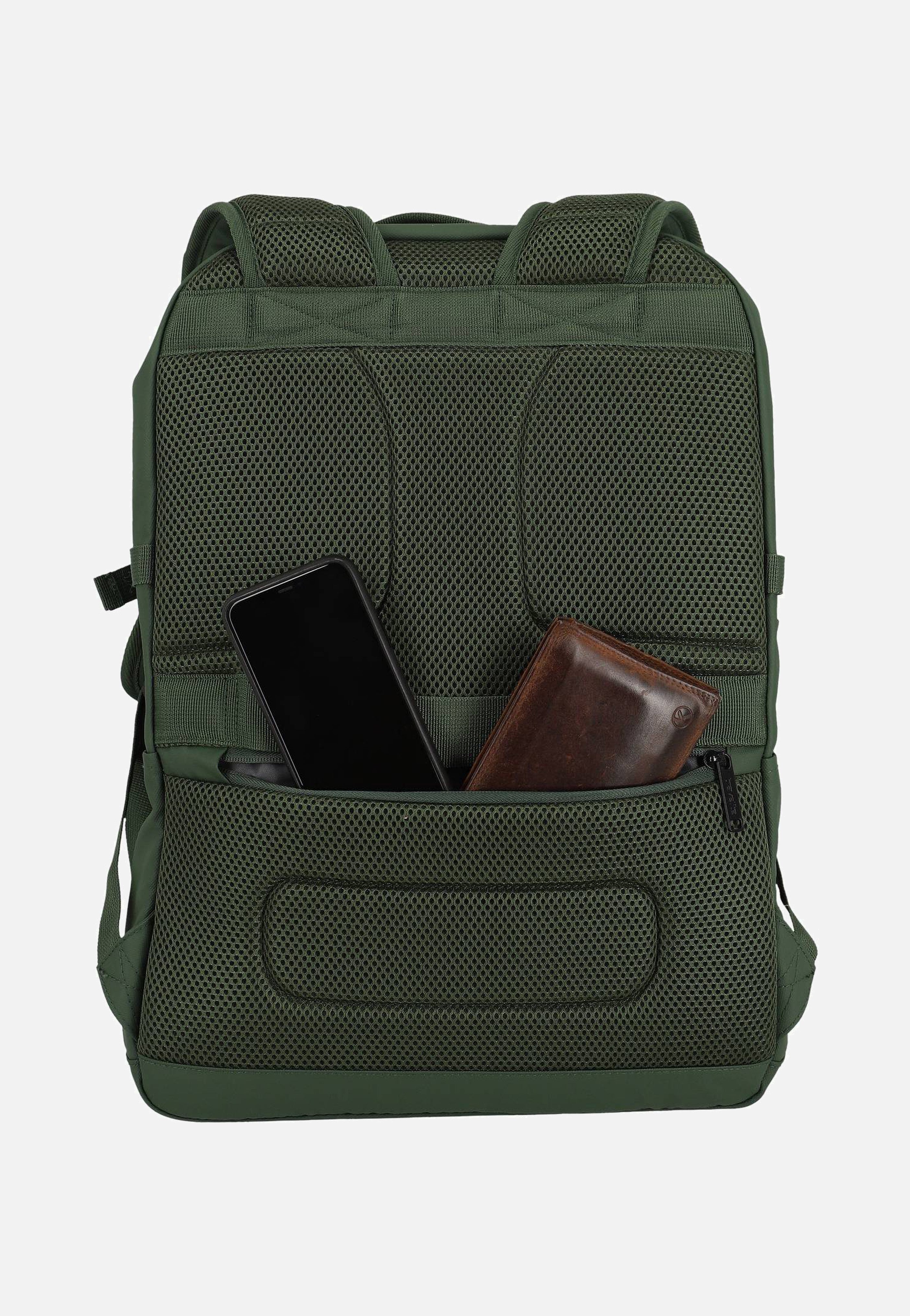 Basics Rollup Daypack Oliv - Rucksack