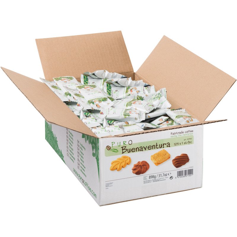 Biscuits Buenaventura assortiment Puro - Carton de 125