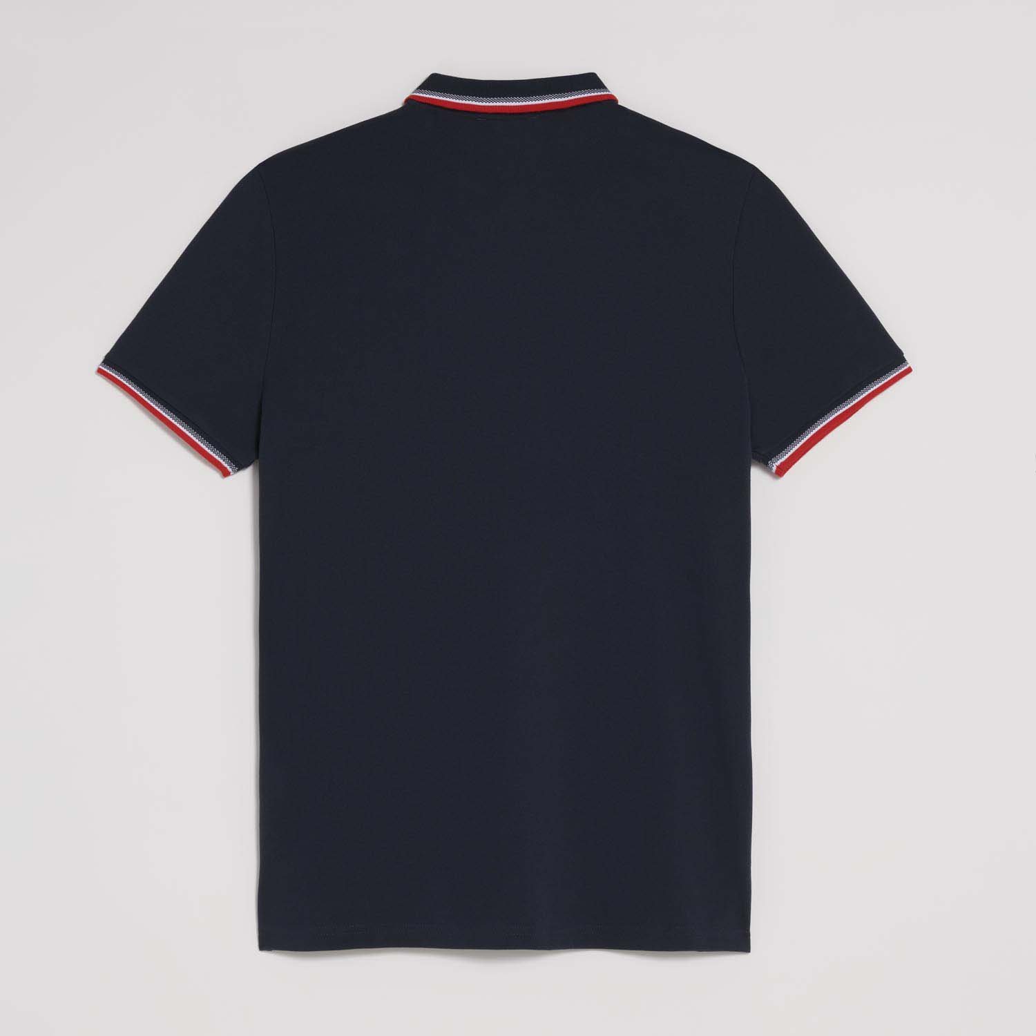Polo Homme Manches Courtes Coton Biologique Marine