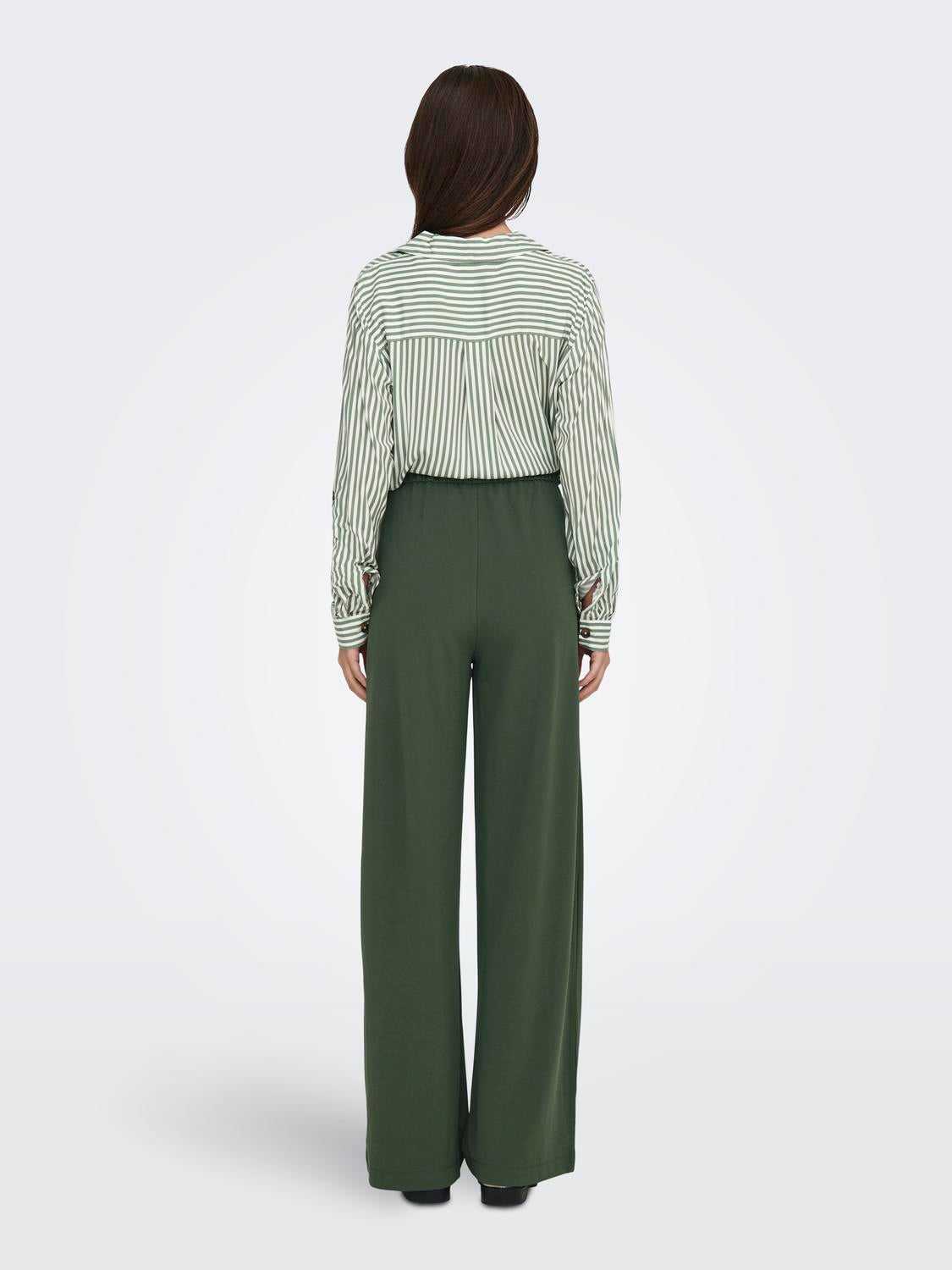 JDYGEGGO Hohe Taille Normal geschnitten Klassische Hose Kambaba