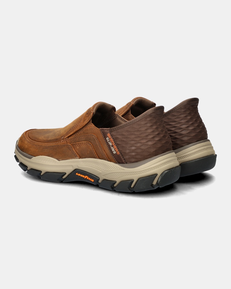 Skechers Hands Free Slip-Ins Respected Elgin Instapschoenen  - bruin