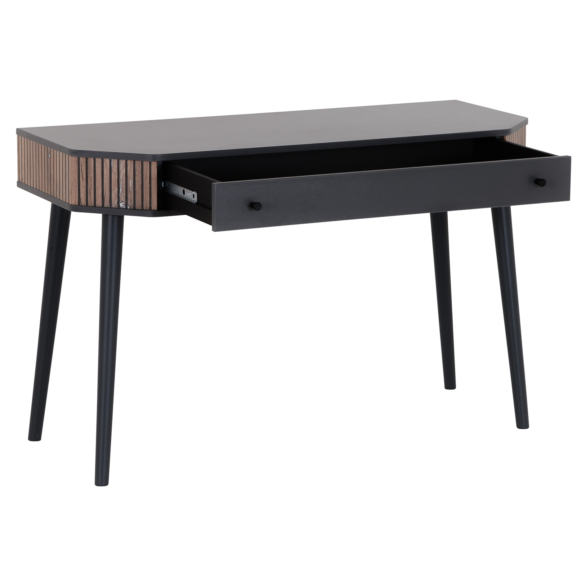 Schminktisch - anthrazit-Flagstaff Eiche - 120 cm