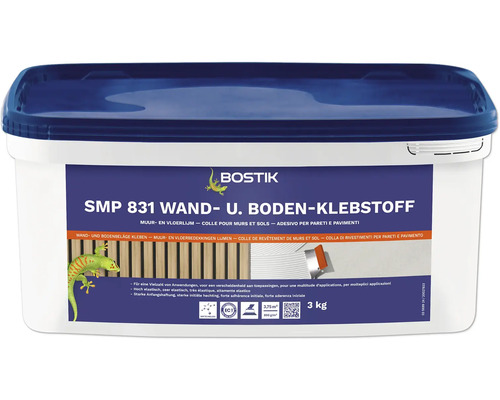 Bostik wand- en vloerlijm SMP 831 3 kg