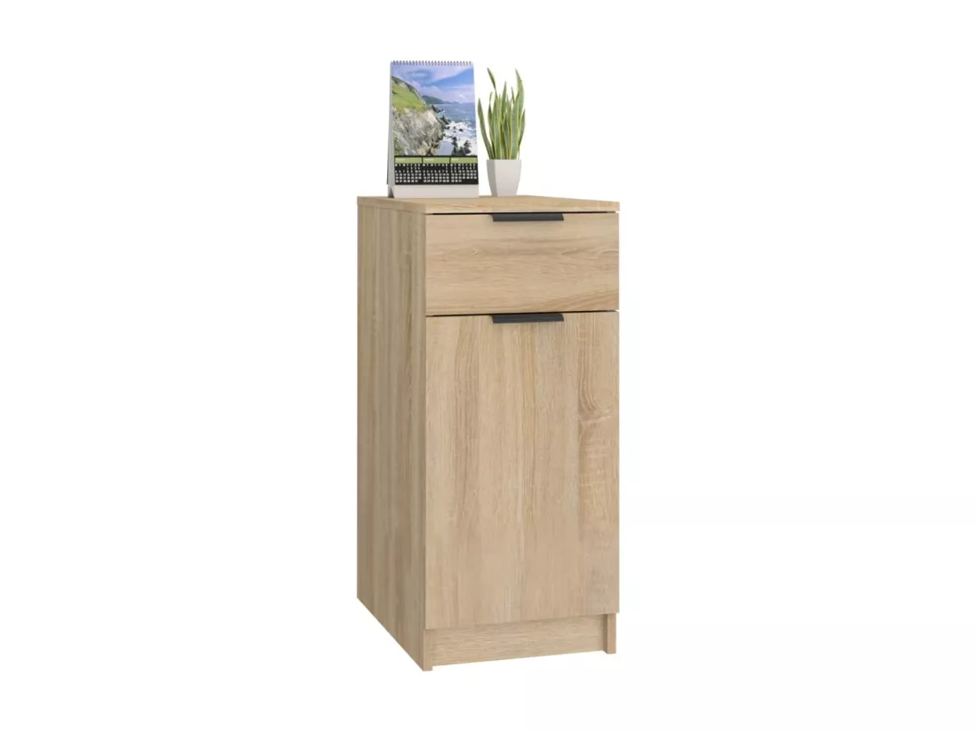 Armoire de bureau Chêne sonoma 33,5x50x75 Bois d'ingénierie