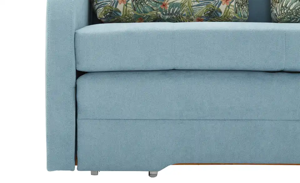 Schlafsofa Iwo Rückenkissen Jungle White