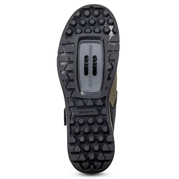 Chaussure VTT automatique SCOTT MTB SHR-ALP LACE STRAP BLACK/FIR GREEN