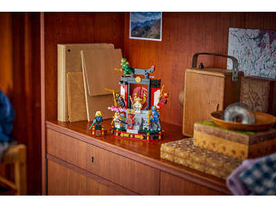 LEGO 15-jarig jubileum: Display met ninjapersonages (71866)