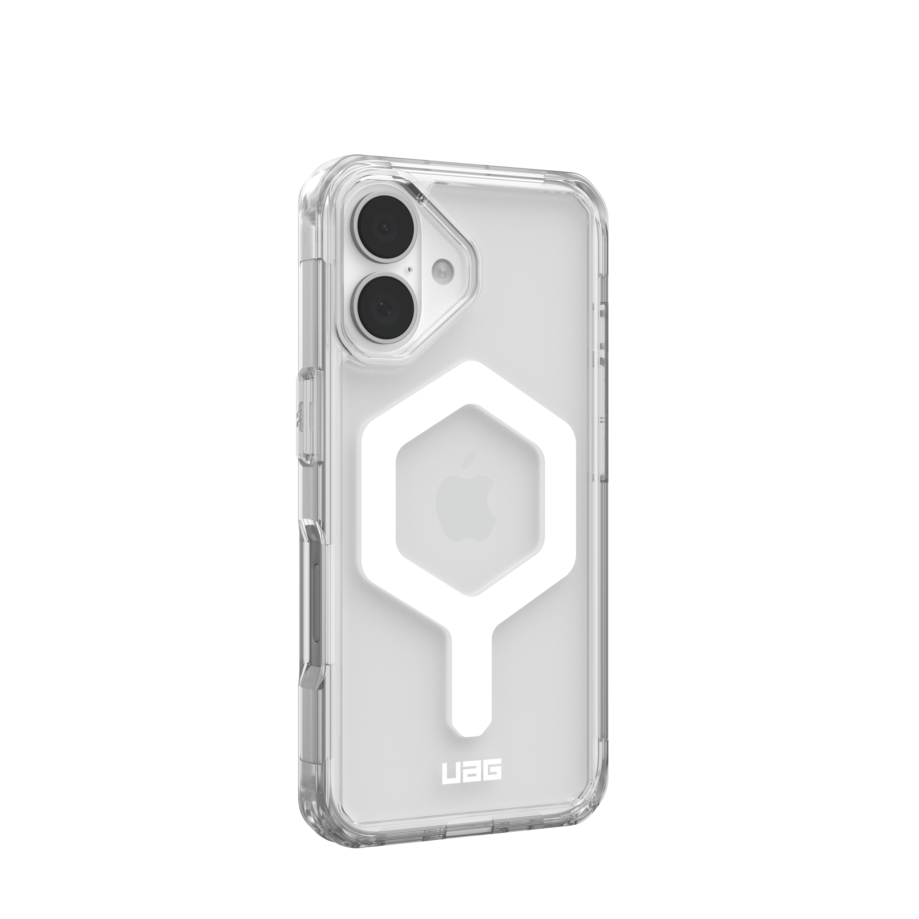 iPhone 16 MagSafe Hybrid Schutzhülle Plyo (114482114341) - Transparent (Ice)