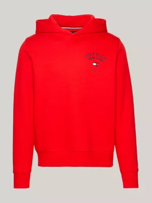 Moletom com capuz Varsity com logo arqueado