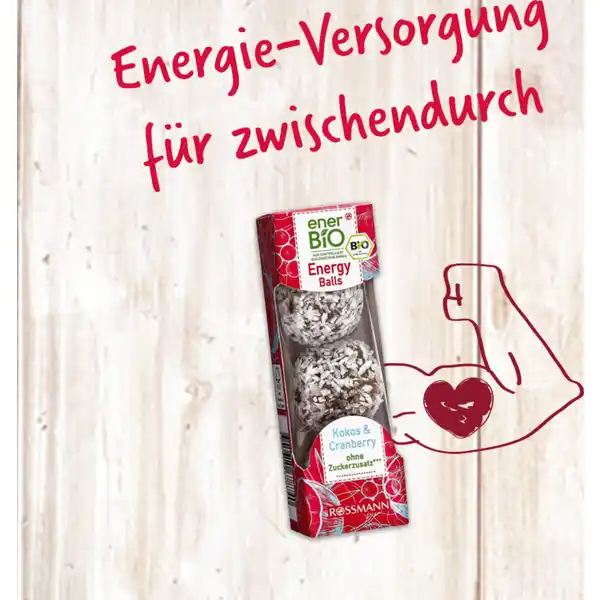 Energy Balls Kokos & Cranberry