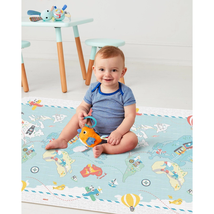 Skip Hop Doppelseitige Spielmatte Reisefreunde
