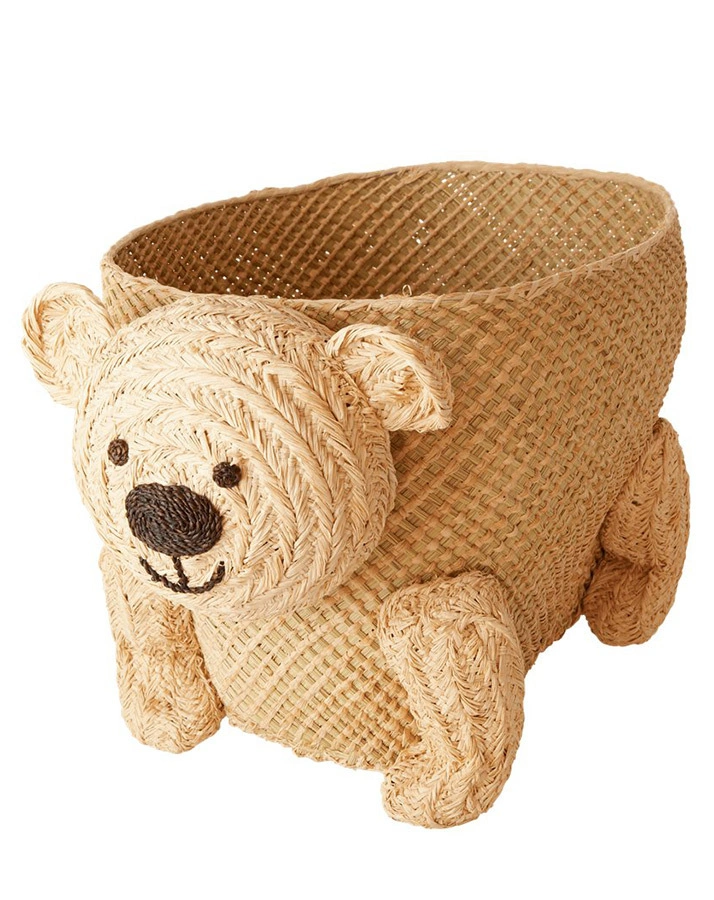 Aufbewahrungskorb BEAR (31x50x31) aus Seegrass in natur