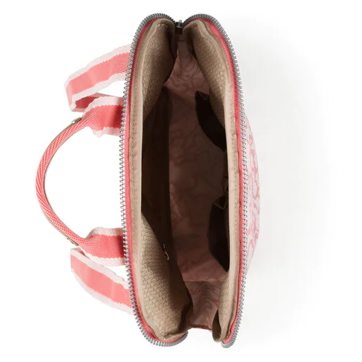 Mochila Kaos New Colors em Nylon na cor rosa