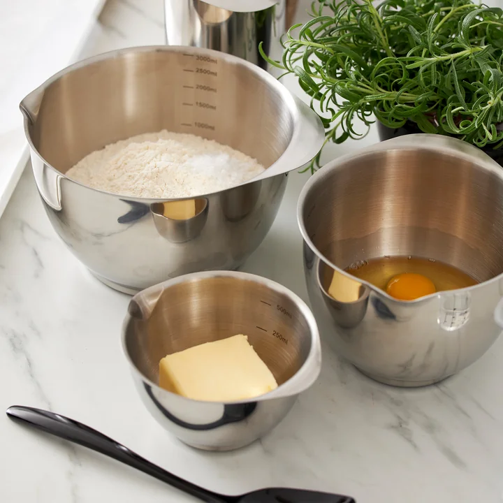 Rosti - Margrethe Rührschüssel Set, 1,5 und 3 l, Edelstahl