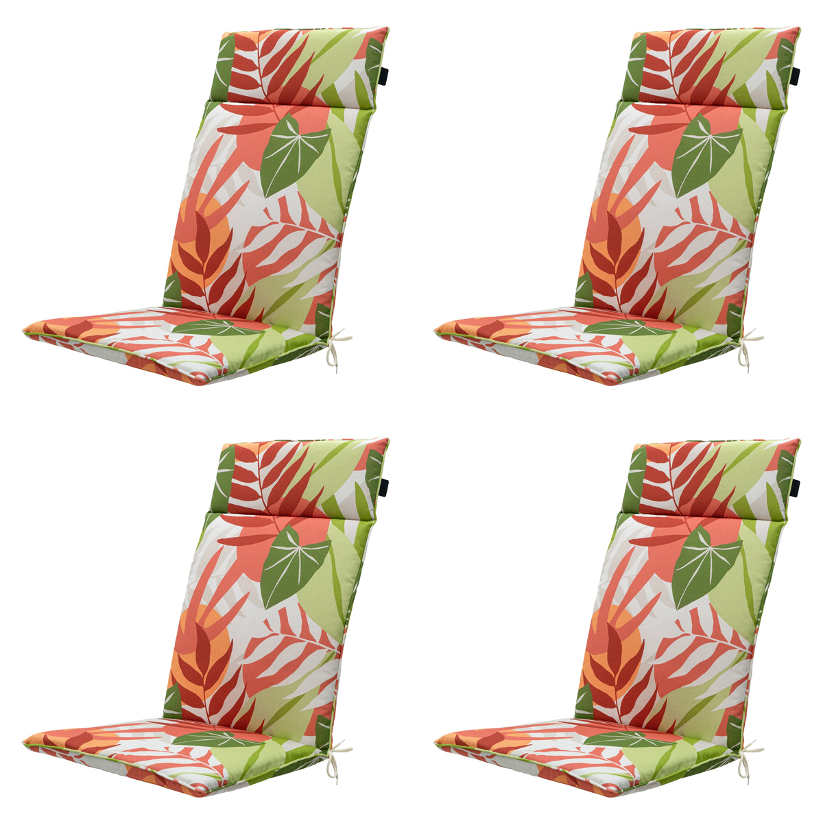 Madison Iven terra Tuinstoelkussen - Set van 4
