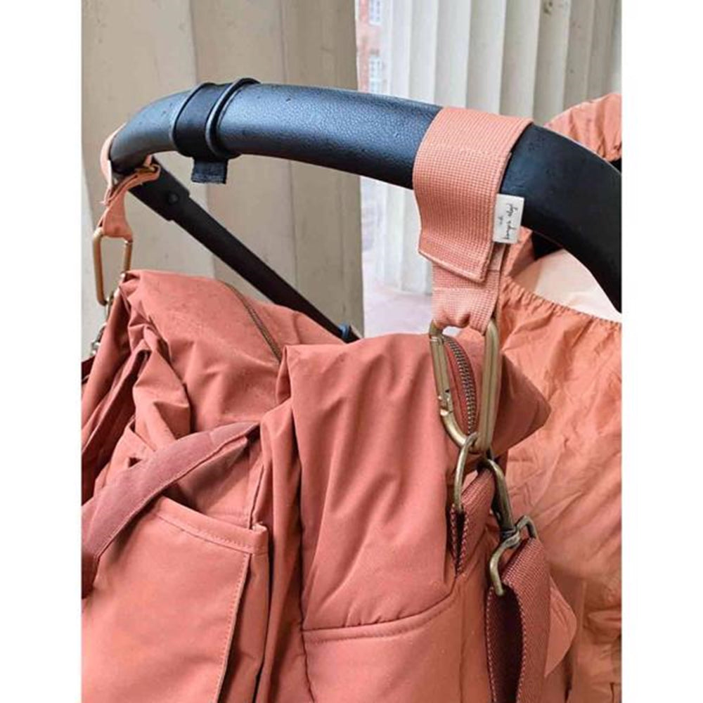 Stroller Straps Walnut - Konges Sløjd → Luksusbaby.dk