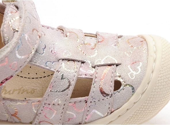 Naturino boots et bottillon bebe bede suede big hearts 0r01 multicolore