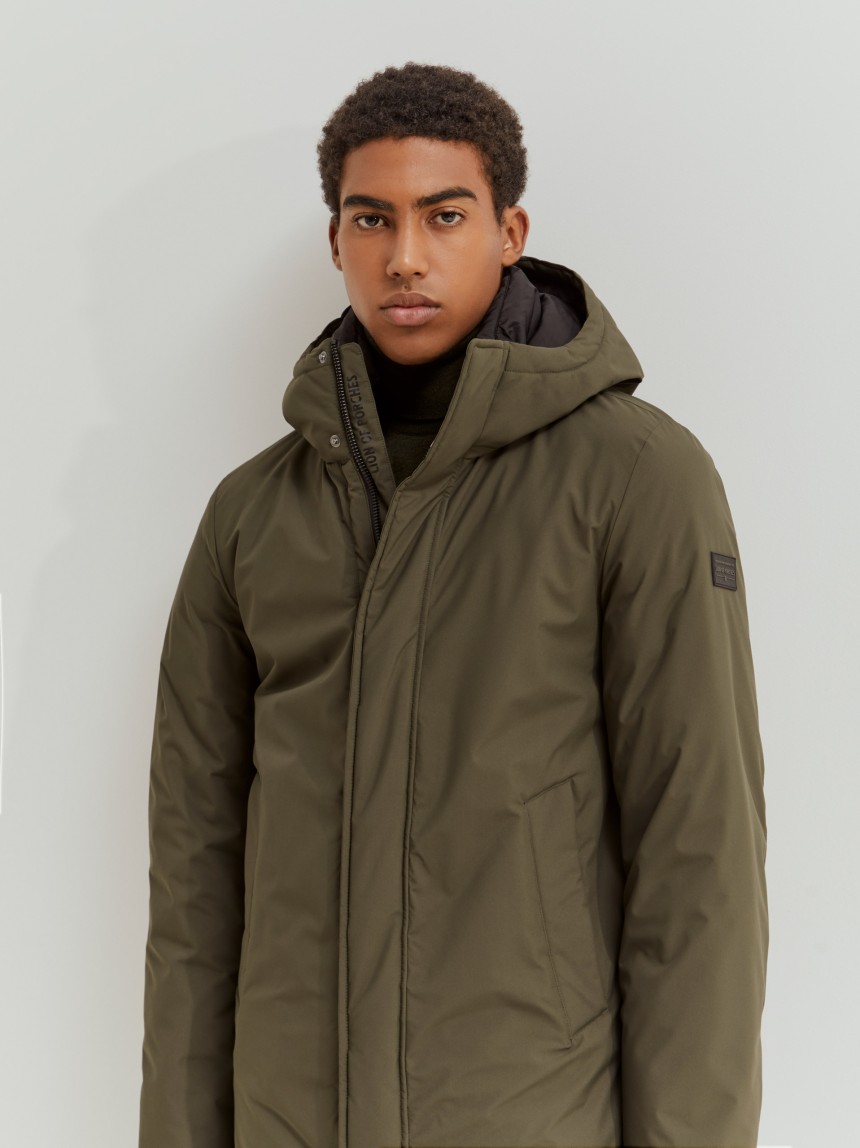Parka Acolchoada com Capuz