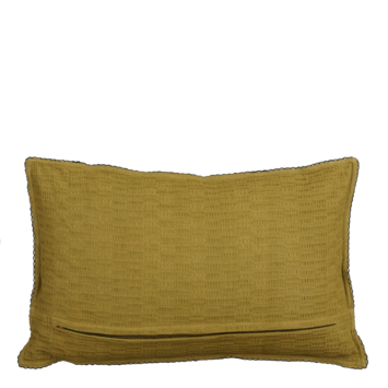 Sierkussen ruit licht bruin - l55xb35xh10cm