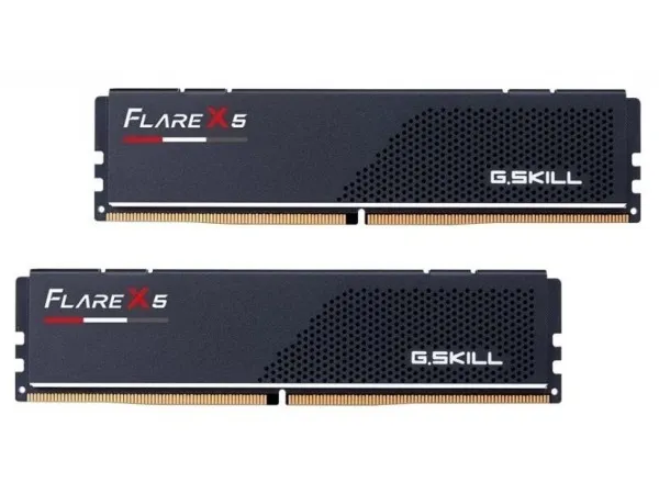 G.Skill Flare X5 - DDR5 - sæt - 64 GB: 2 x 32 GB - DIMM 288-PIN lav profil - 3000 MHz / PC5-24000 - CL30 - 1.4 V - ikke bufferet - on-die ECC - mat sort