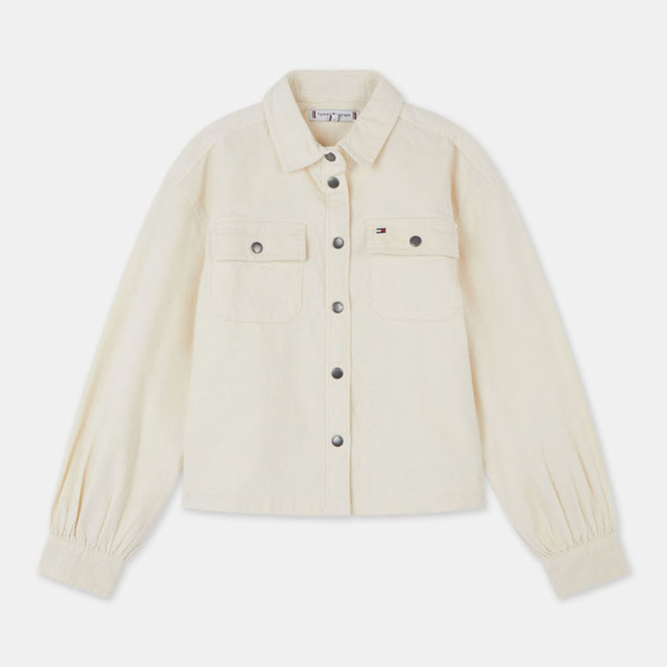 Tommy Hilfiger Chemise en Velours écrue