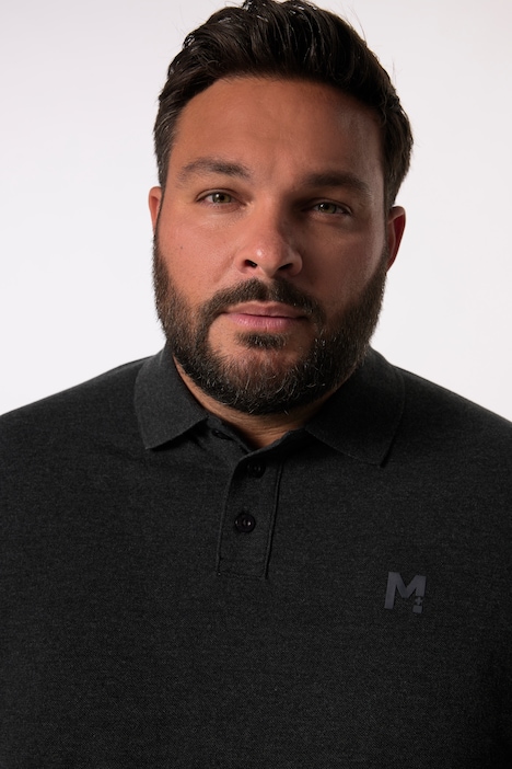 Men+ Poloshirt, Basic, Piqué, Langarm, bis 8 XL