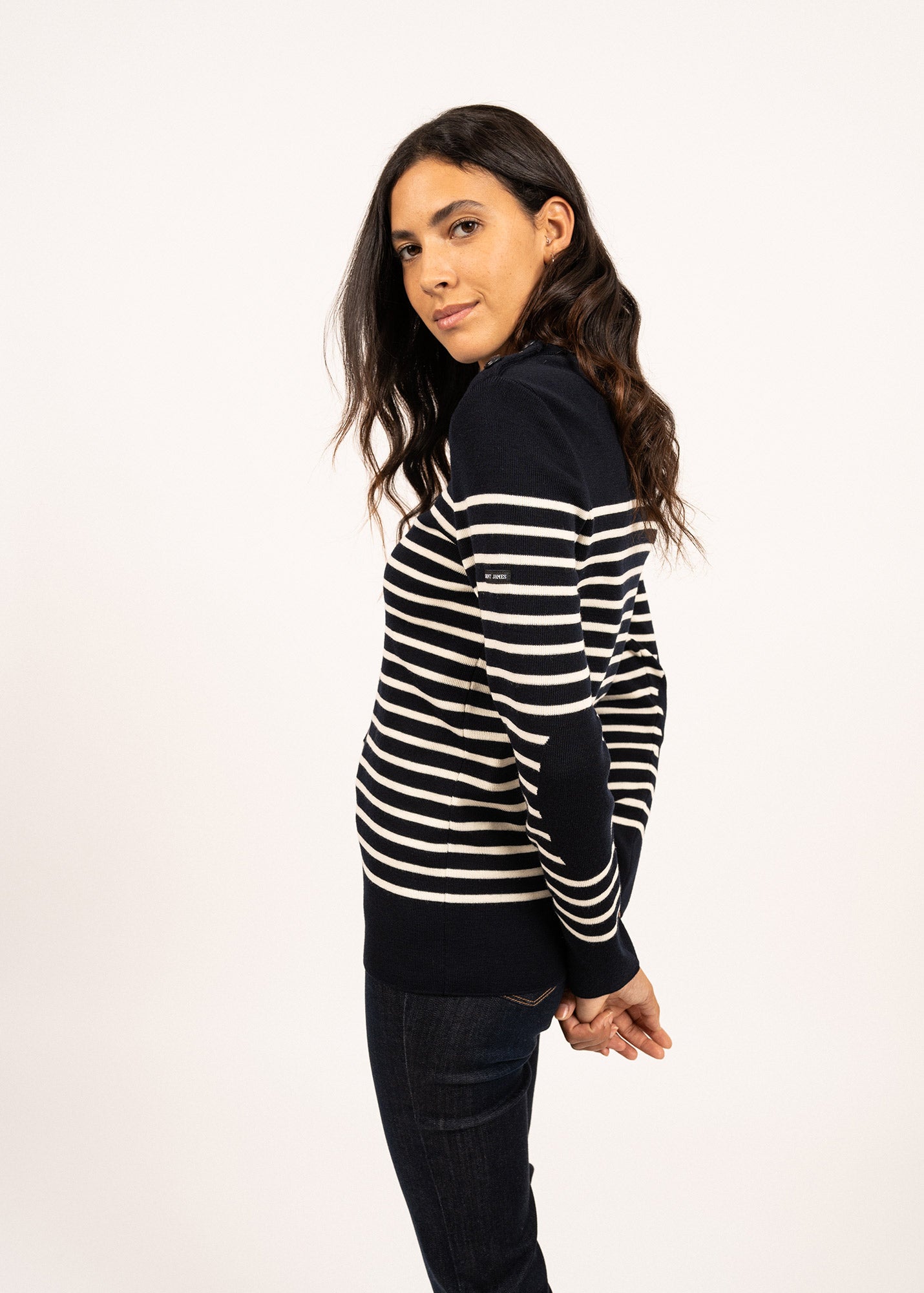 Pull marin rayé Bregançon