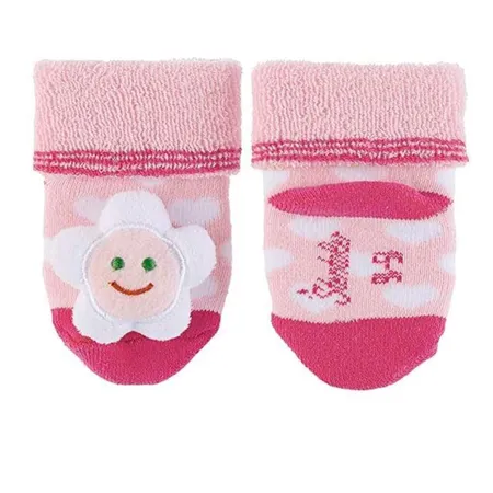 Sterntaler Baby-Rasselsöckchen Blume, Rosa, Gr./S. 15-16