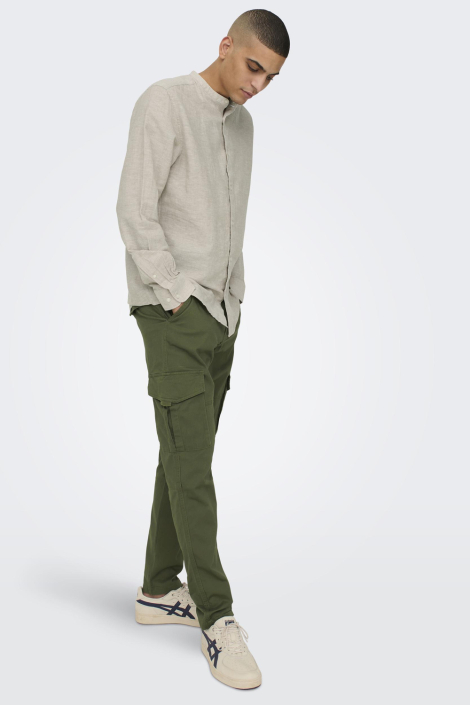 Only & Sons groene heren broek