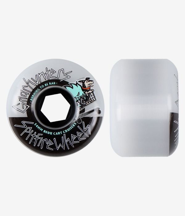 Spitfire Gnarhunters Cart Cruiser Radial Full Rollen (clear) 54 mm 80A 4er Pack