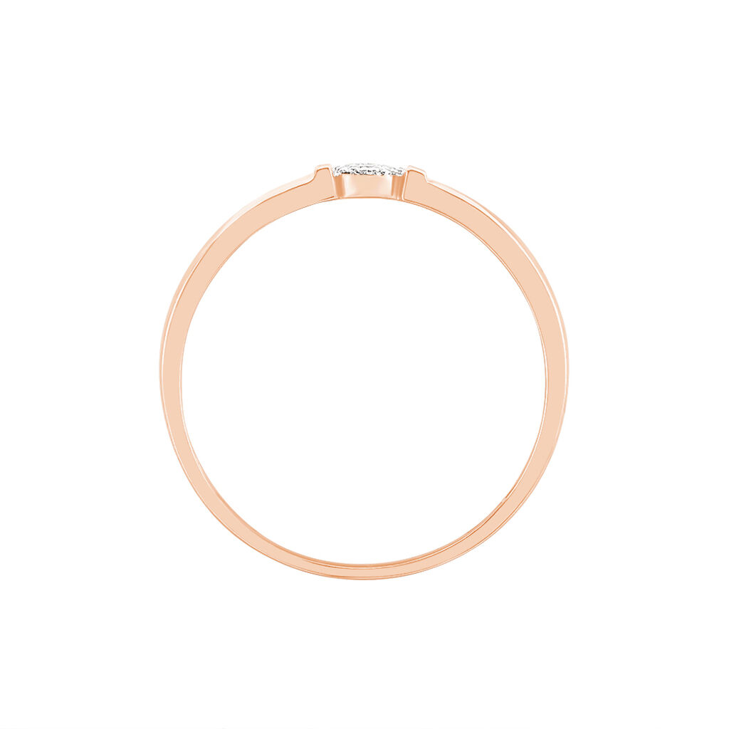 Bague Daliane Or Rose Diamant