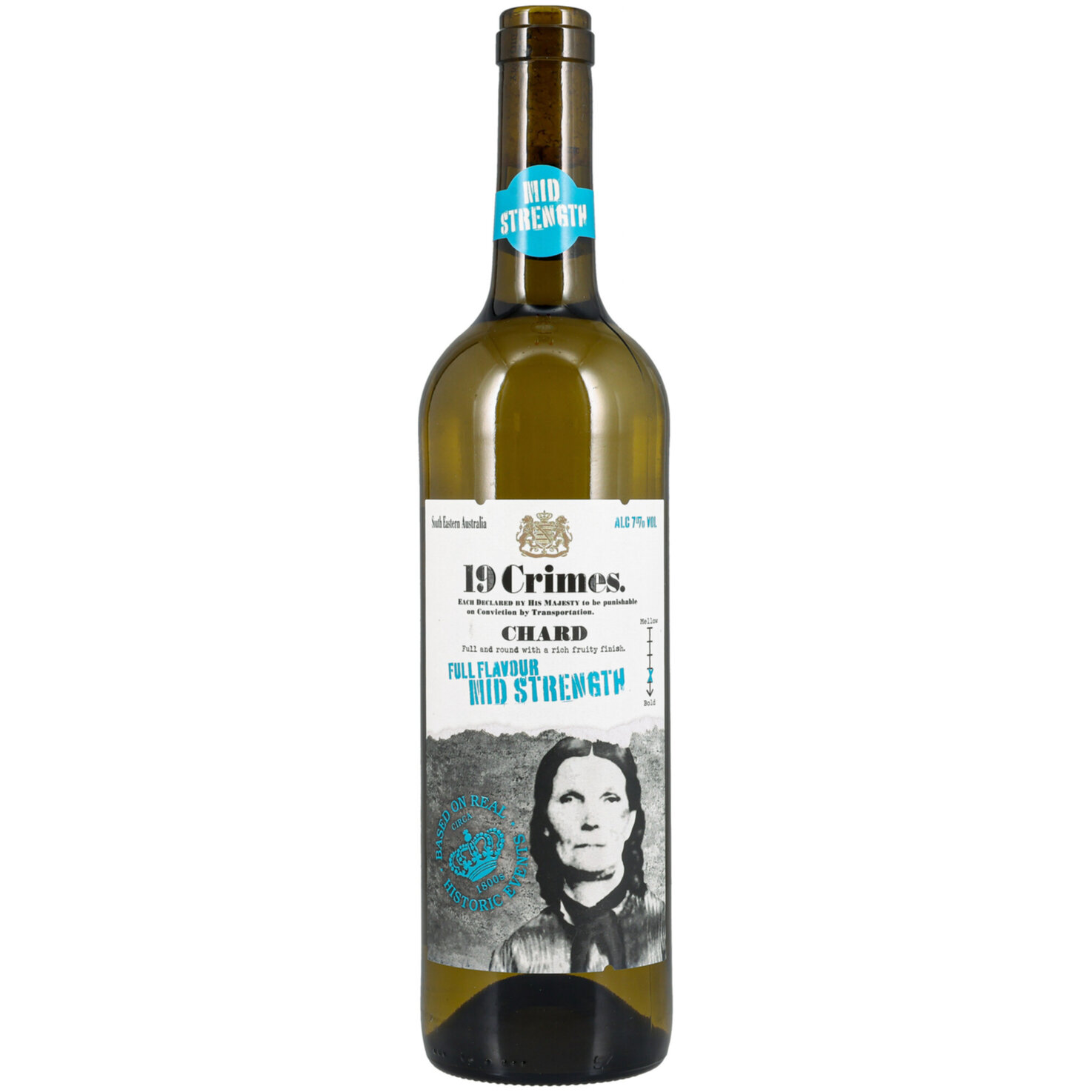 19 Crimes Mid-Strength Chardonnay -75cl