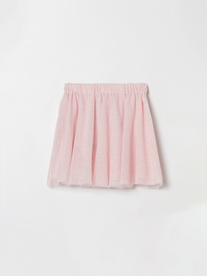 Saia de tule - Rosa Pastel