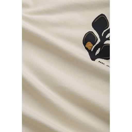 NN. 07 Adam Print T-shirt, Ivory, XXL