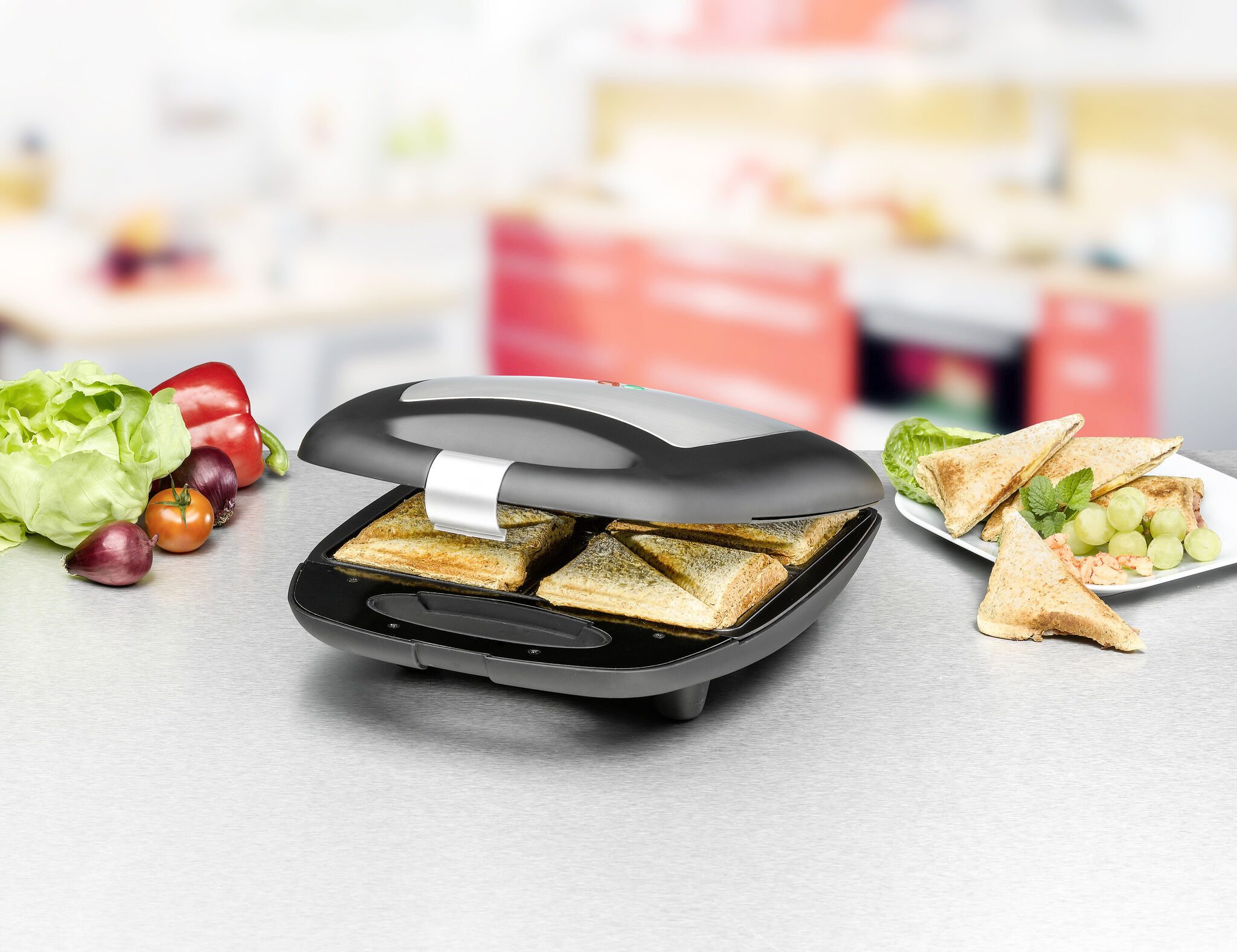 Rommelsbacher Sandwich Maker ST 1410 Fun for 4