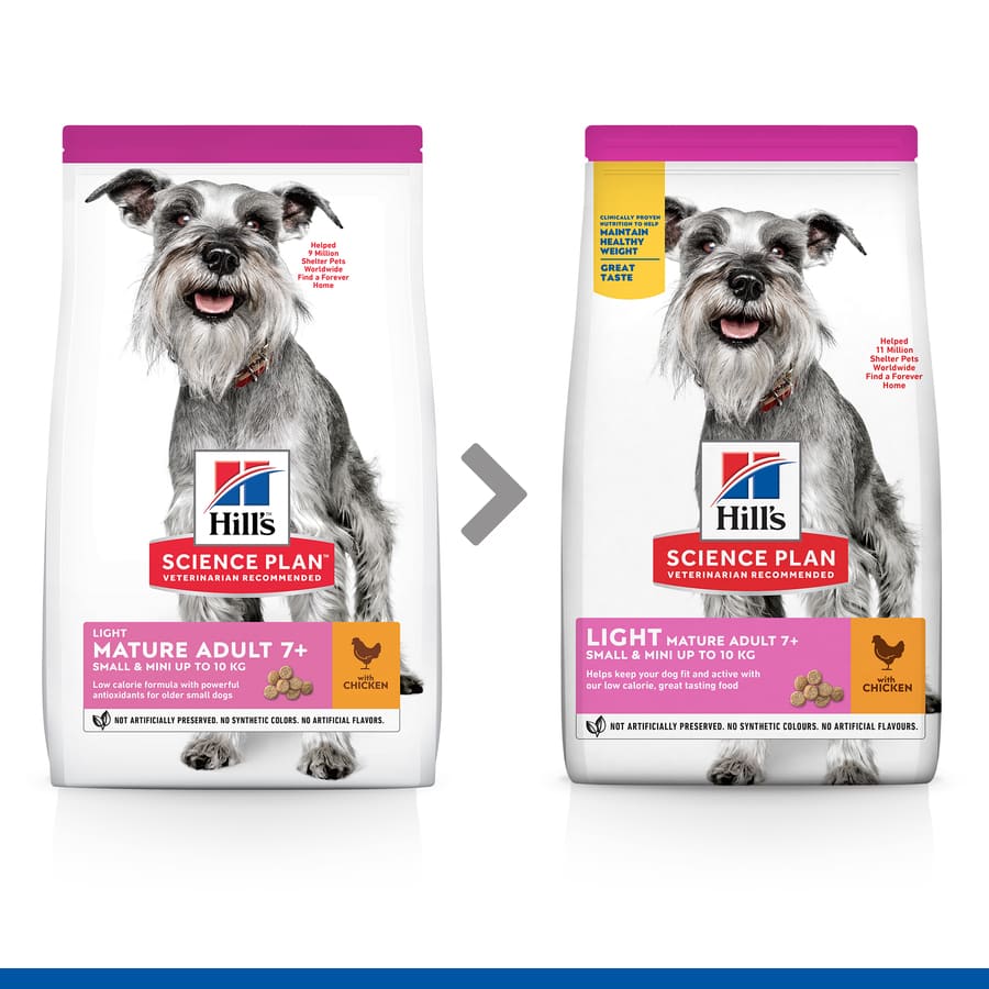 Hill's Science Plan Light Mature Adult small & mini pollo pienso para perros