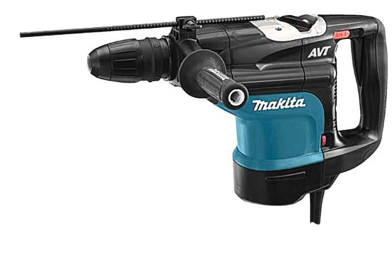 Makita HR4510CV 230 V Combihamer met stofafzuigset, in koffer