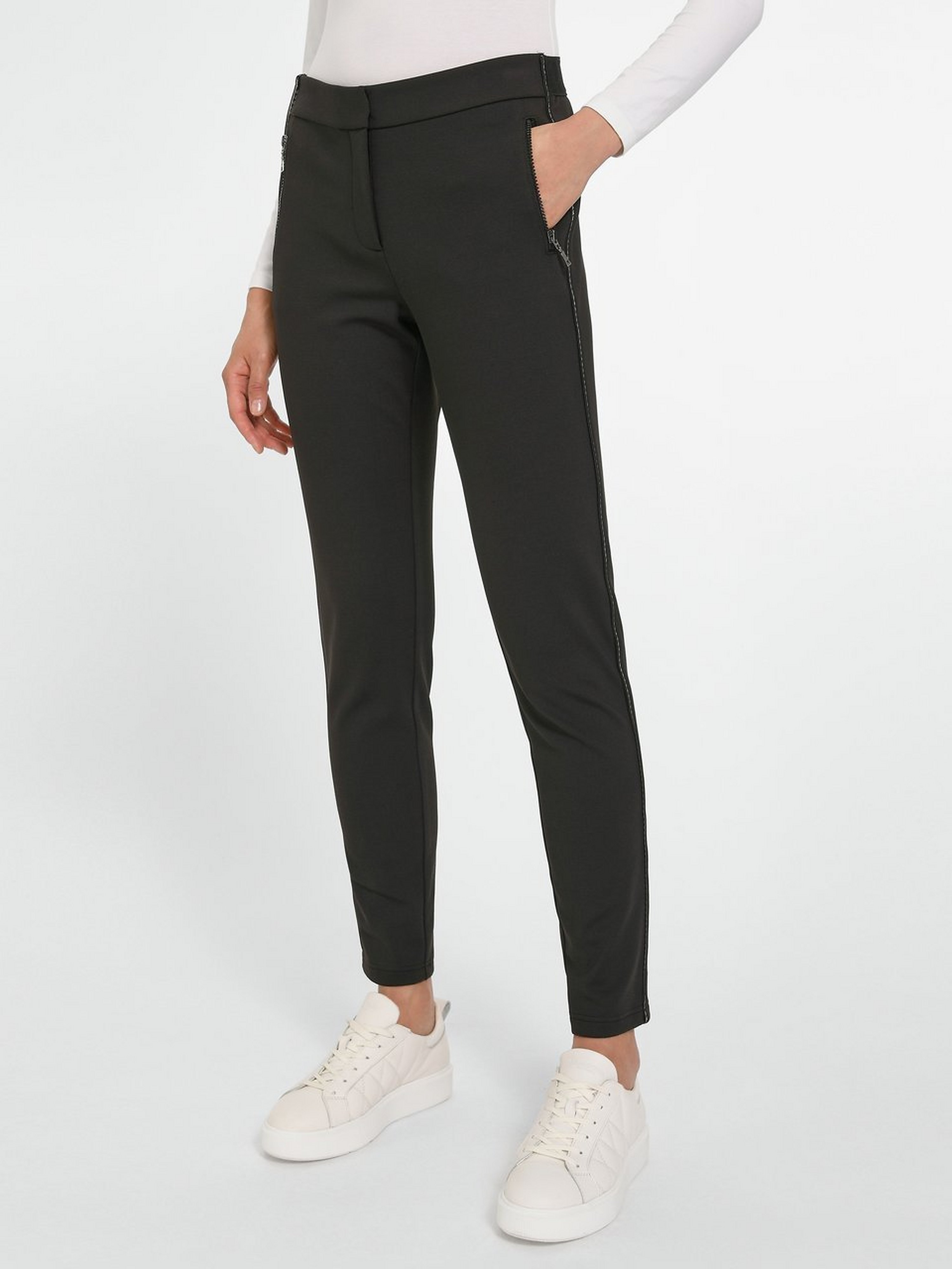 Knöchellange Bi-Stretch-Hose Modell Lea