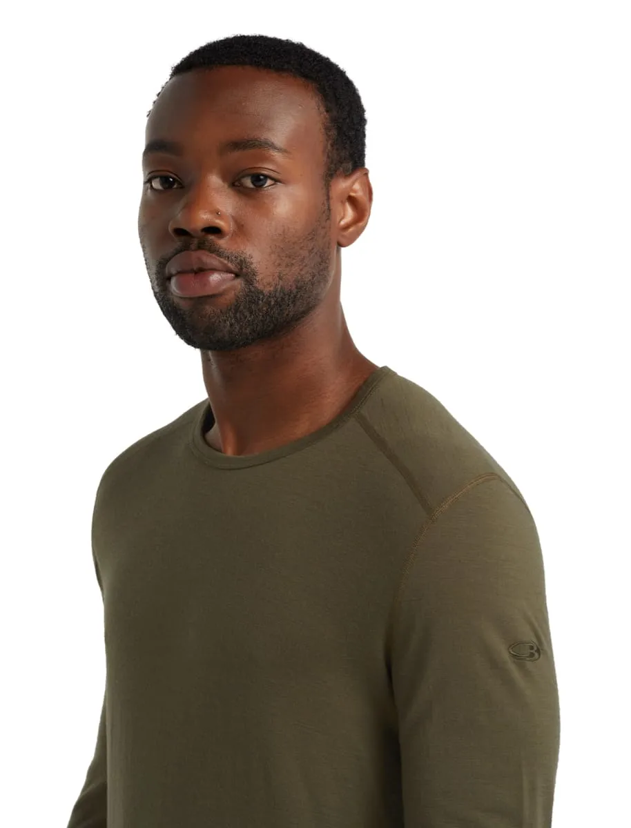 Icebreaker Men's 200 Oasis Long Sleeve Crewe Loden