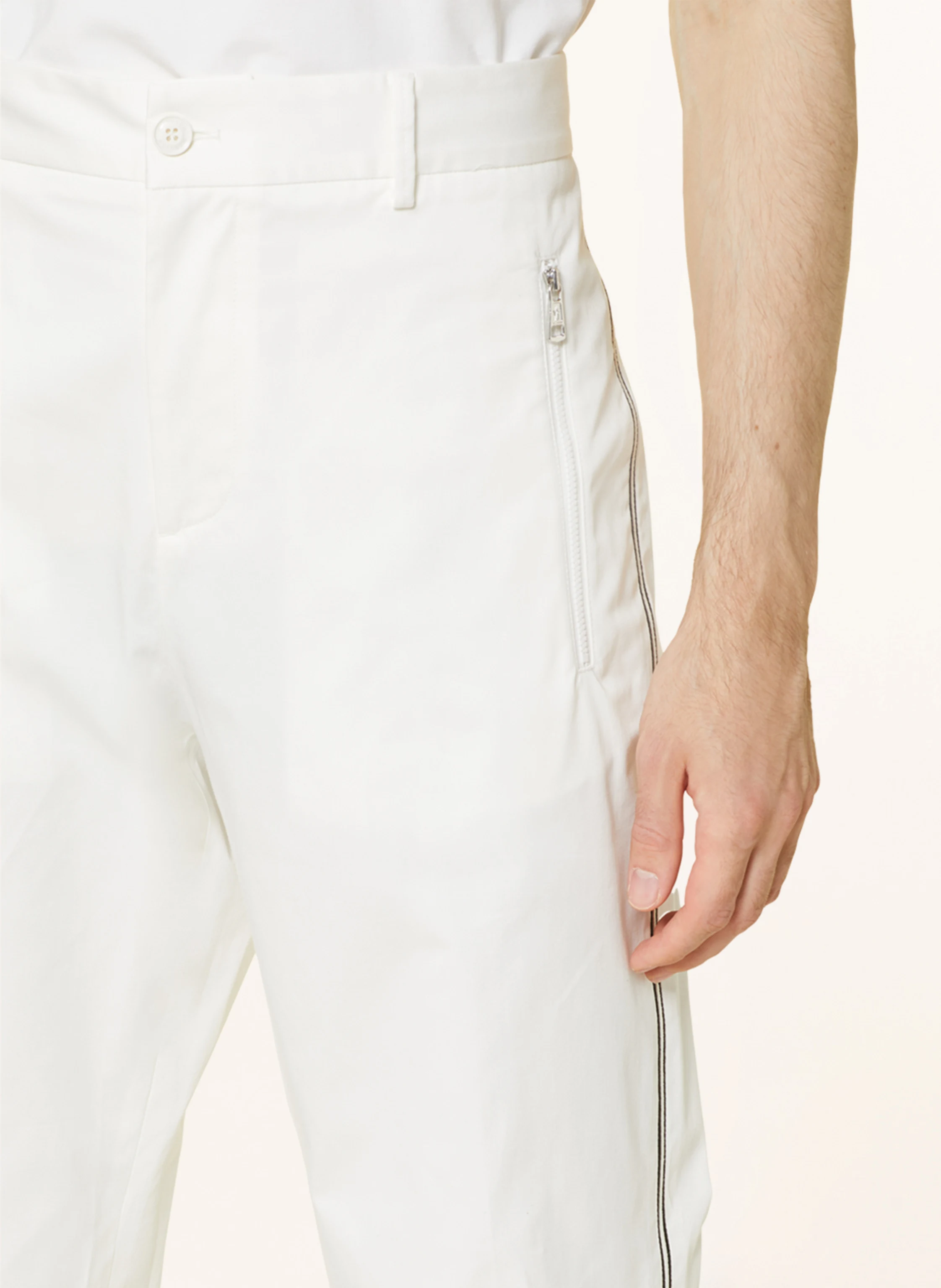 MONCLER Hose Extra Slim Fit mit Galonstreifen